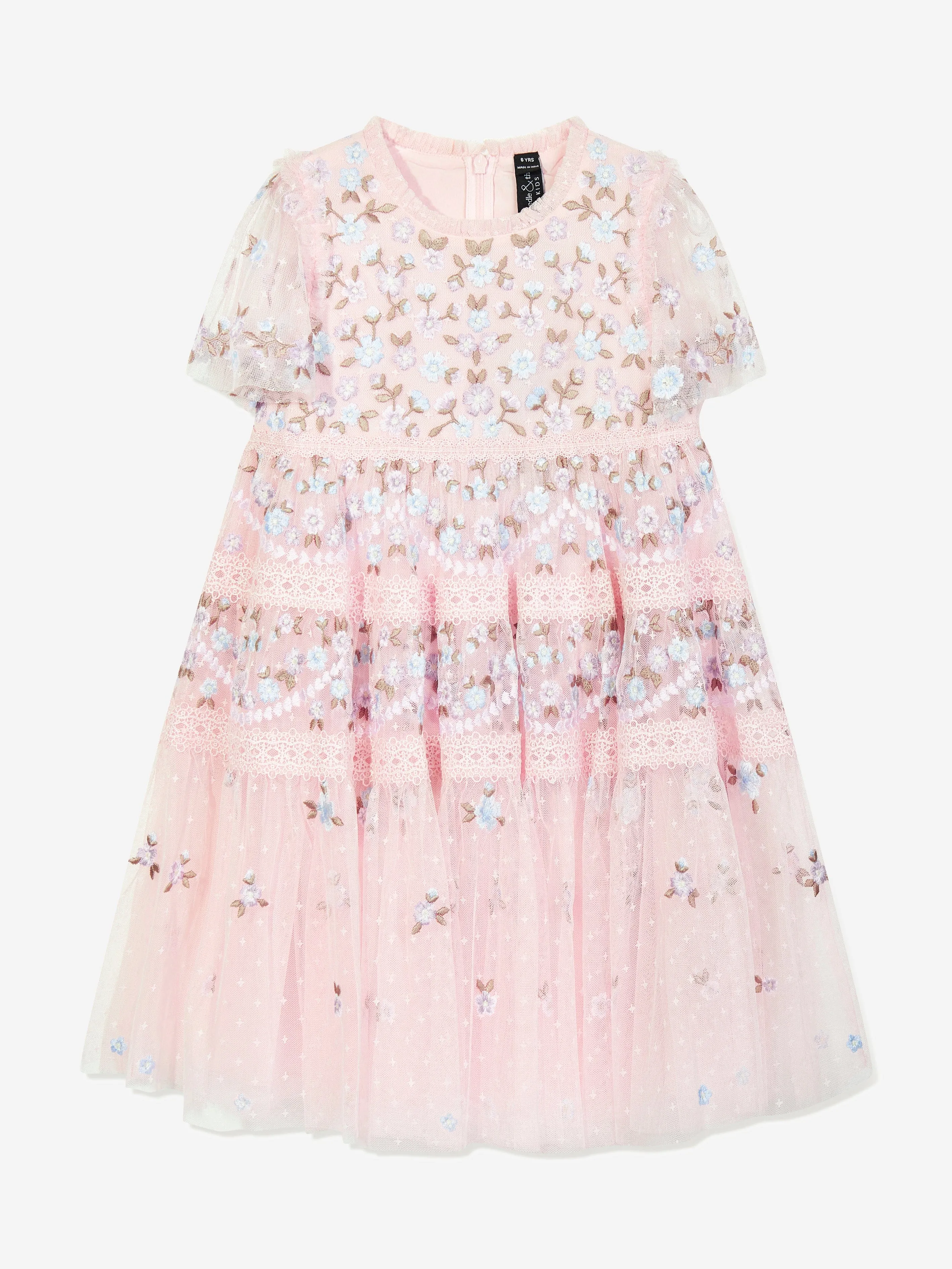 Needle & Thread Mädchen Girlanden Band Kleid in Rosa