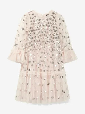 Needle & Thread Mädchen Glitzer Tüllkleid in Rosa