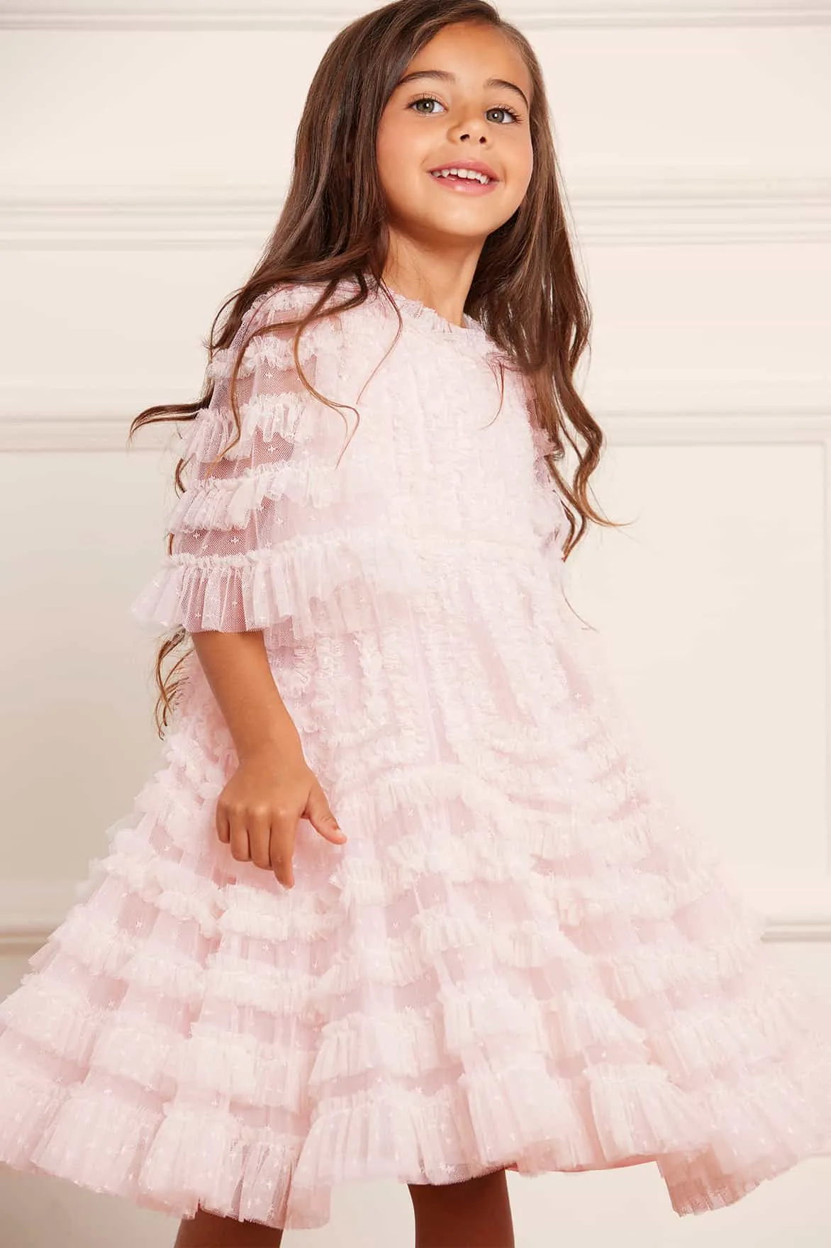 Needle & Thread Mädchen La Vie En Rose Kleid in Rosa