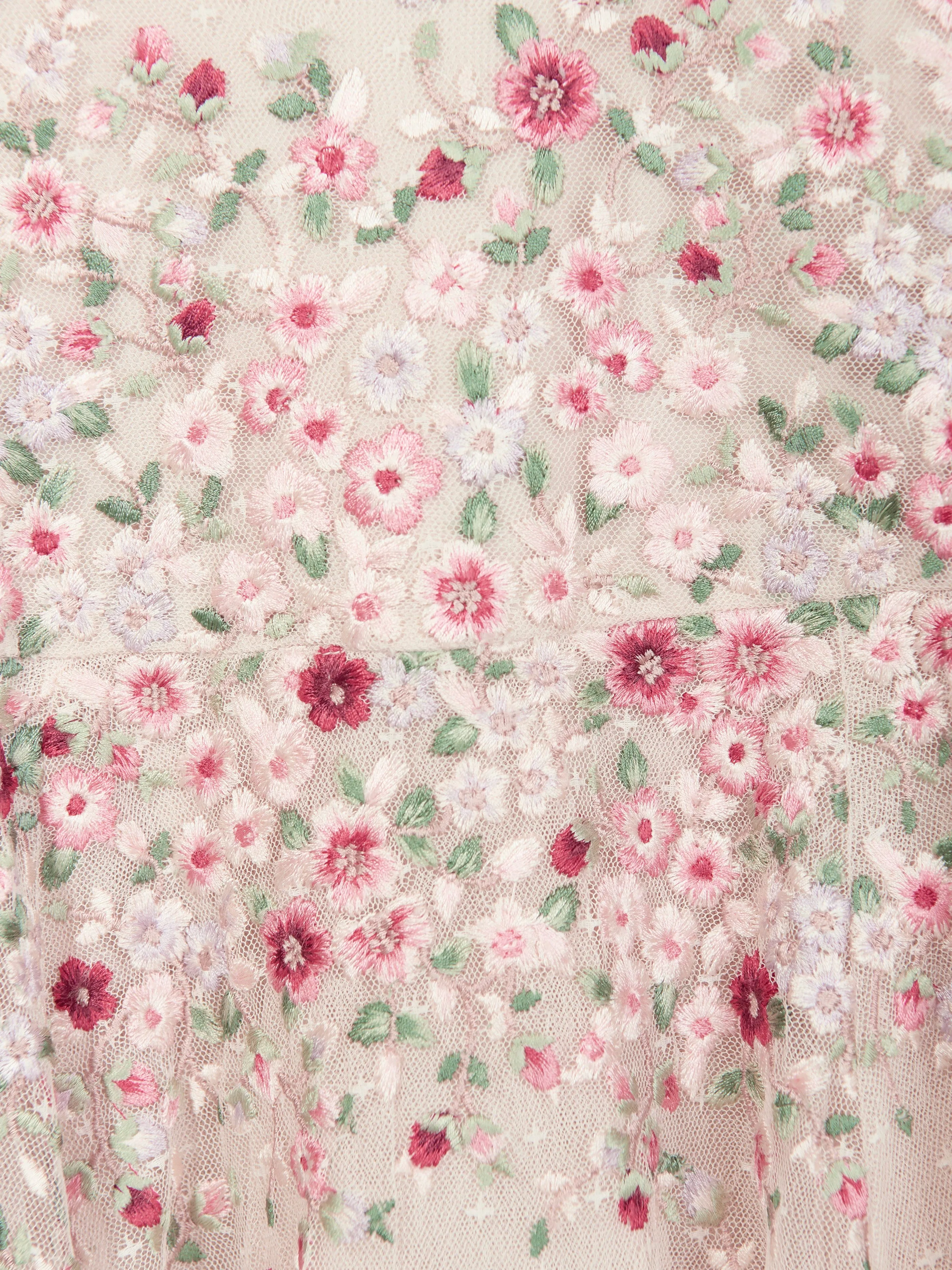 Needle & Thread Mädchen Lunaria Kranz Kleid in Mehrfarbig