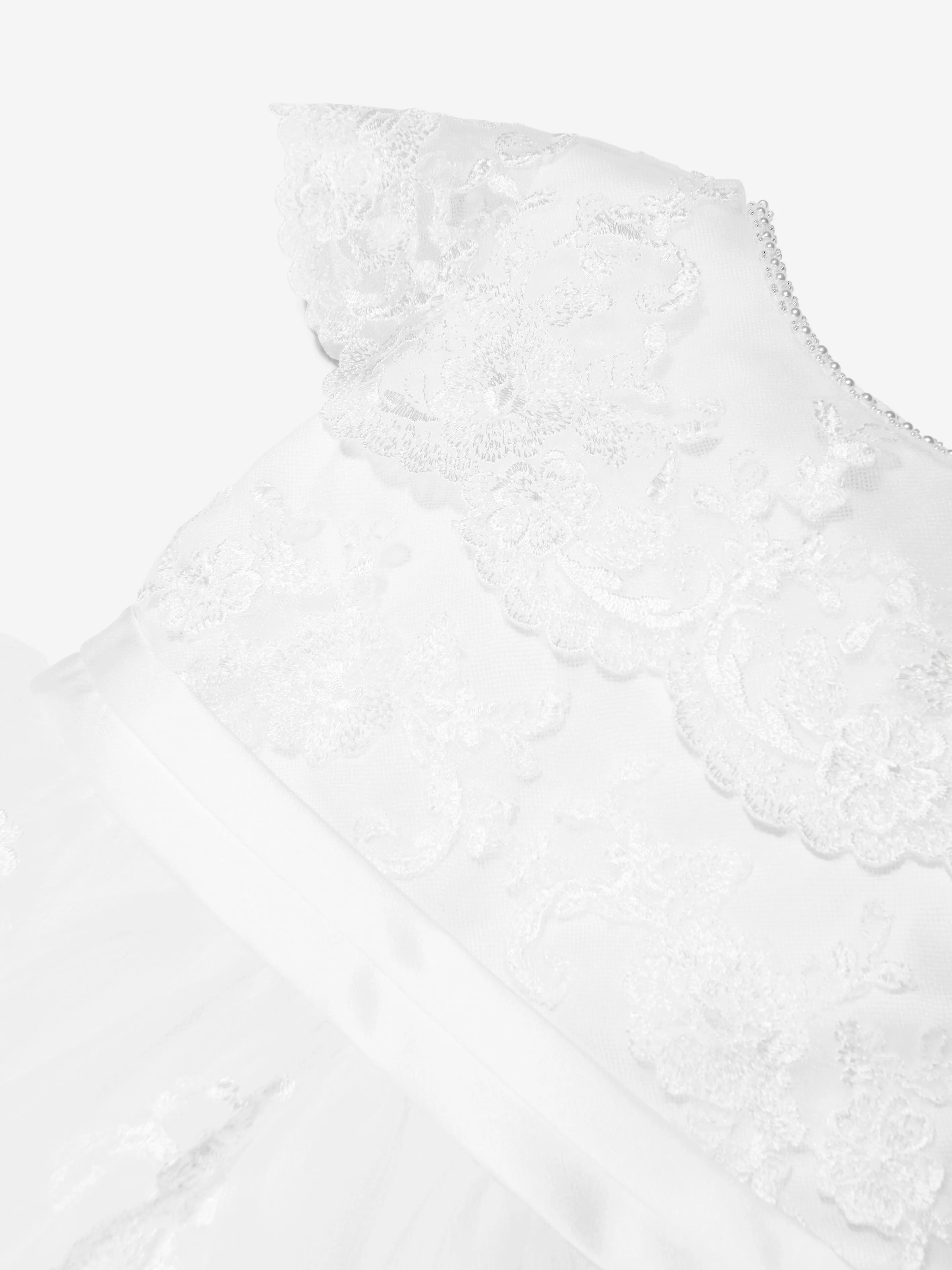 Sarah Louise Mädchen Ballerina-Länge Festkleid in Weiß