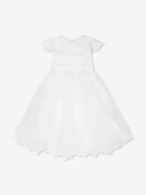 Sarah Louise Mädchen Ballerina-Länge Festkleid in Weiß