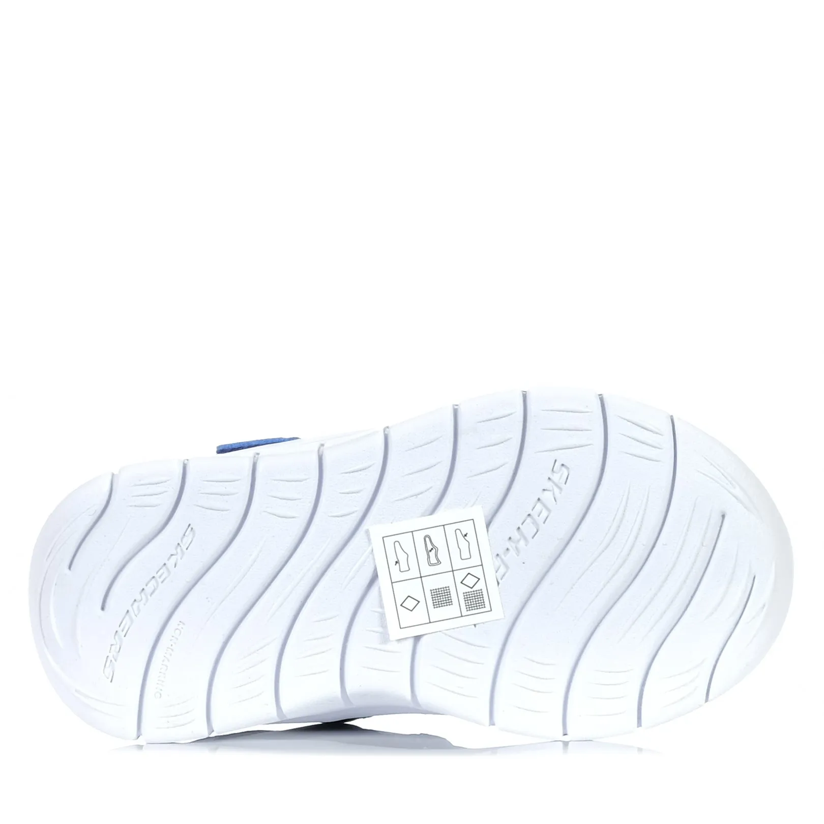 Skechers Babys Comfy Flex 3.0 407333N Blau/Orange Schuhe_Skechers