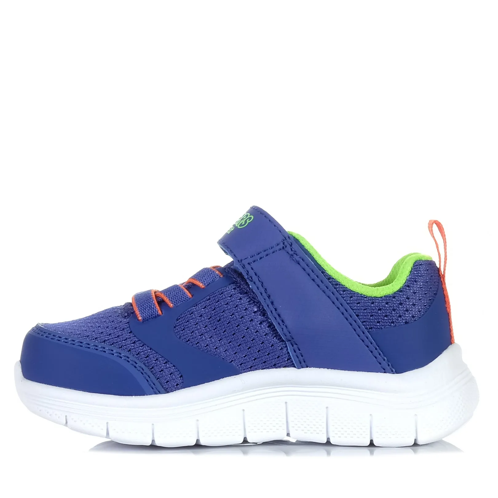 Skechers Babys Comfy Flex 3.0 407333N Blau/Orange Schuhe_Skechers