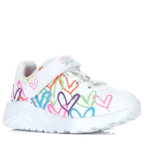 Skechers Babys x Jgoldcrown: Uno Lite 314078N Weiße Schuhe_Skechers