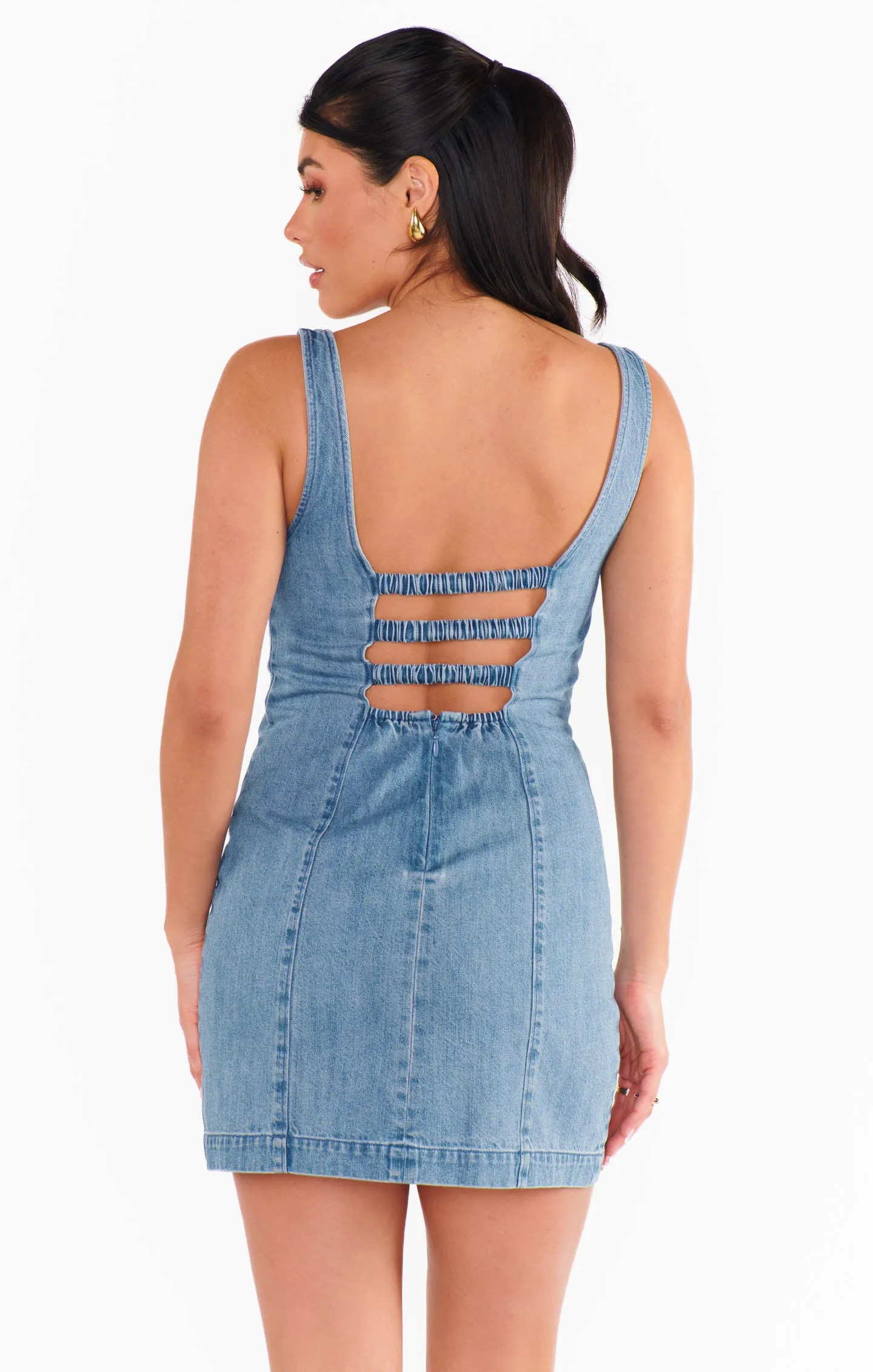 Steph Mini-Kleid ~ Düsteres Blau