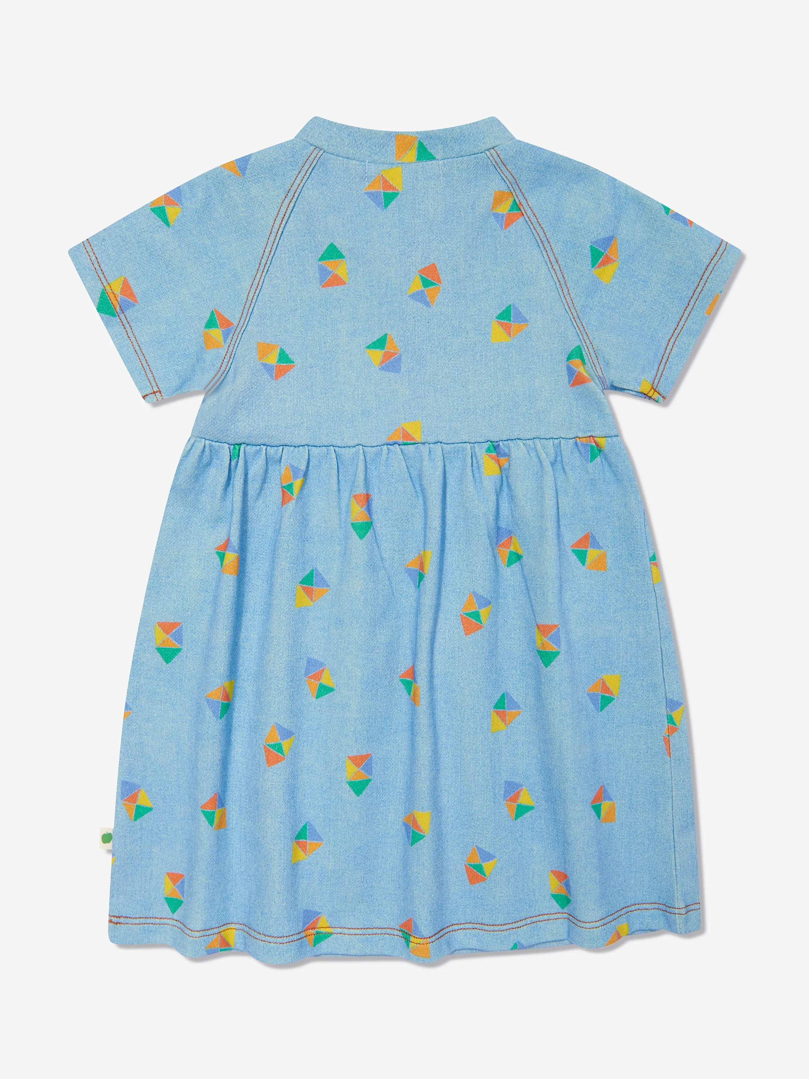 Das Bonnie Mob Girls Mermaid Beach Denim Pocket Kleid in Blau