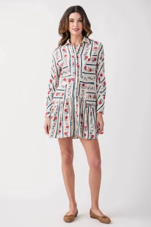 THML Knopfleiste Langarm-Kleid mit Kragen