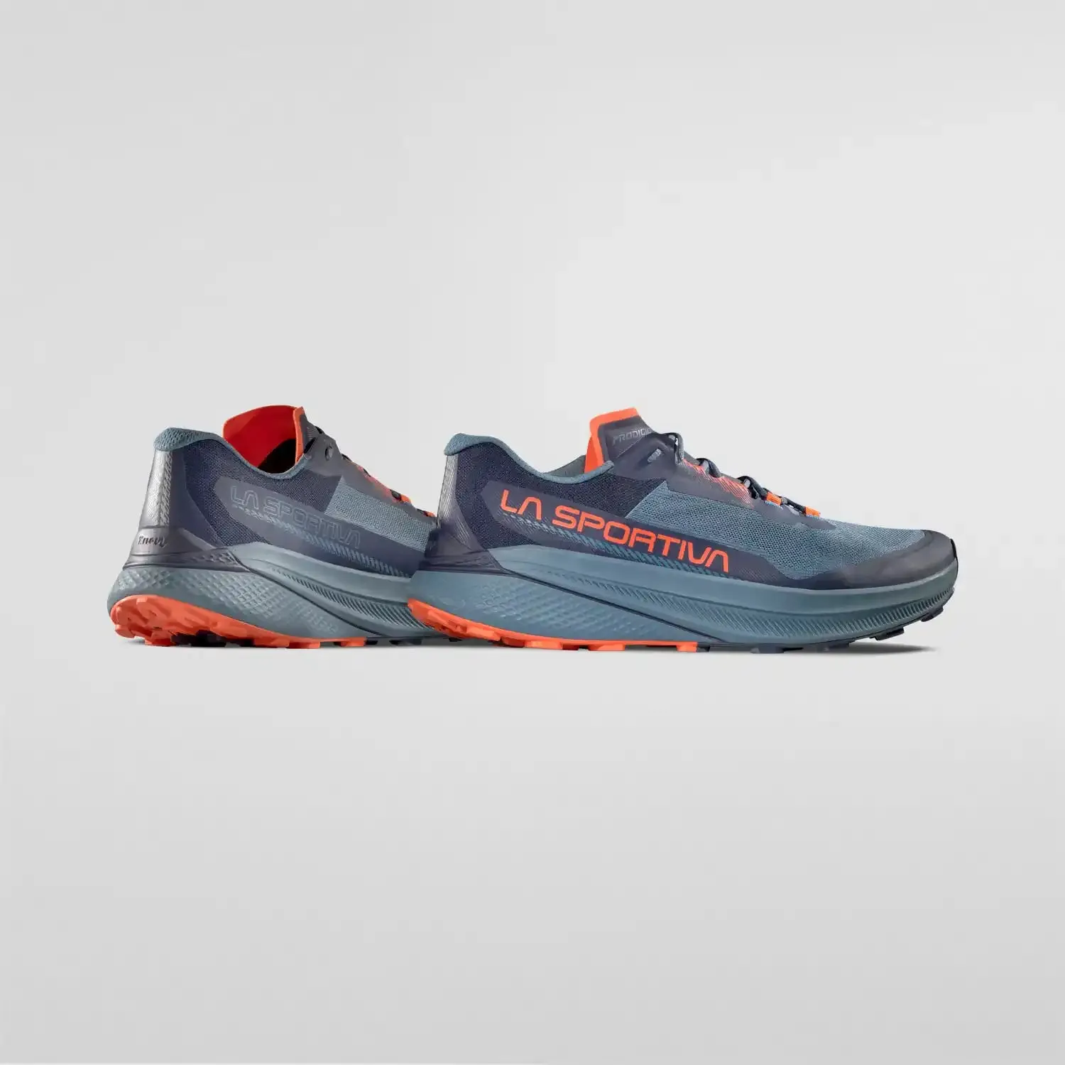 Select For Discount & Cheap La Sportiva Prodigio Mens Trail Running Shoe - Hurricane/Deep Sea . Sale with latest style & 100% quality guarantee all Items.