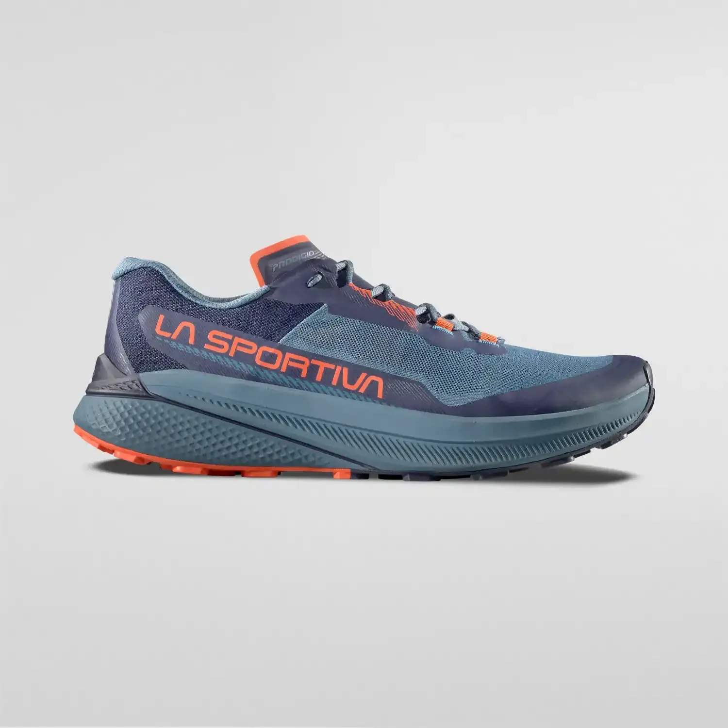 2025 Best Collection La Sportiva Prodigio Mens Trail Running Shoe - Hurricane/Deep Sea . Get your favorite Items, 100% Quality.