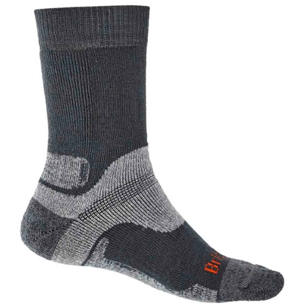 Get Luxury Bridgedale Mens Hike Midweight Merino Boot Sock Gunmetal , enjoy your wholesale price here.