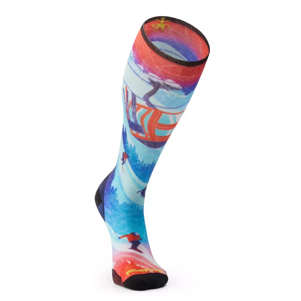 Enjoy Free Shipping Smartwool Ski Zero Cushion Ski Day Print OTC Mens Ski Sock , here will provide you original Items, free shipping!