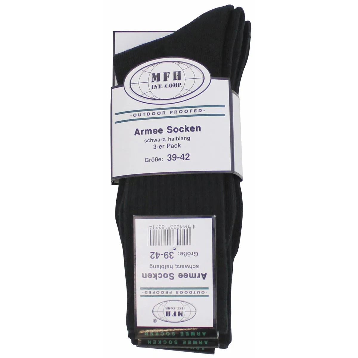 Discount MFH Army Socks Black (3 Pack) , latest style and best service, free shipping worldwide.