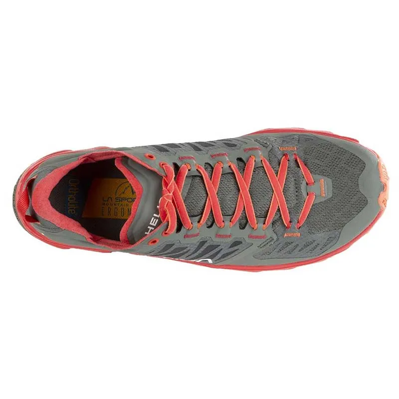 Provide Cheap La Sportiva Helios III Womens Trail Running Shoe - Clay/Hibiscus , place order for authentic Items here, we can give a special discount of 6 percent.