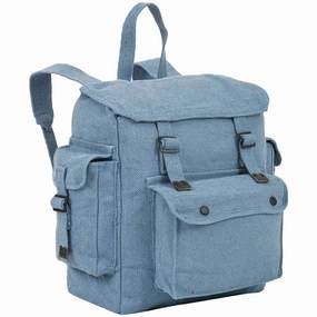 Top brand 2025 Best Sell Highlander RAF Blue Canvas Webbing Backpack with Pockets - 18L ,50-68%OFF is free shipping purchase, buy discount Items 74%off, 100% quality.