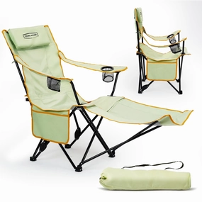Best Choice For Discount 2025 Real YOUNGWOOD YOUNGWOOD-RECLINER-GREEN Casual Dual Purpose Recliner with Headrest and Storage Bag, 330 lb Weight Capacity, Green Free Shipping,New Style , you can find various styles of our fashion store.