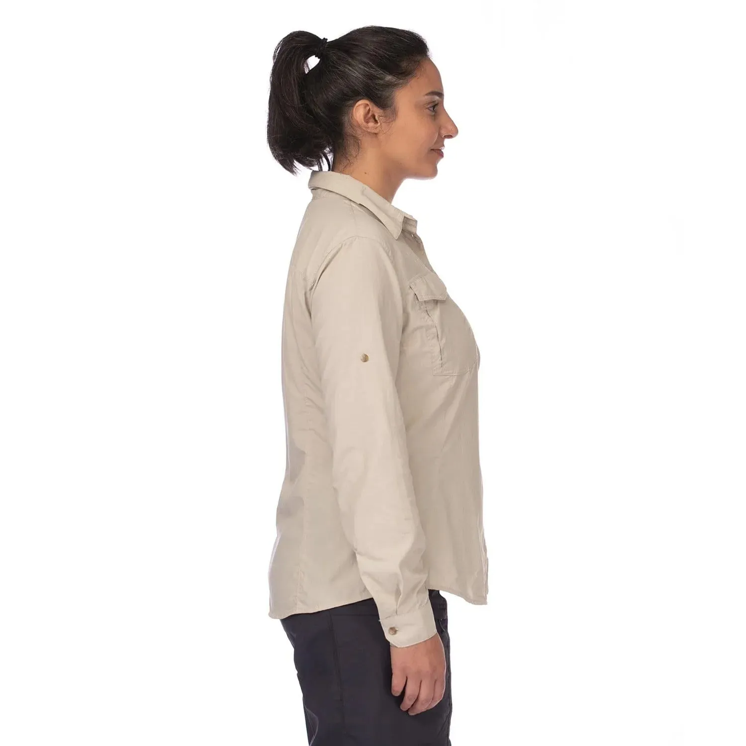 Low Price For Mont Lifestyle Vented Womens Long Sleeve Shirt - Stone , sell various styles of Items here. Shop now!