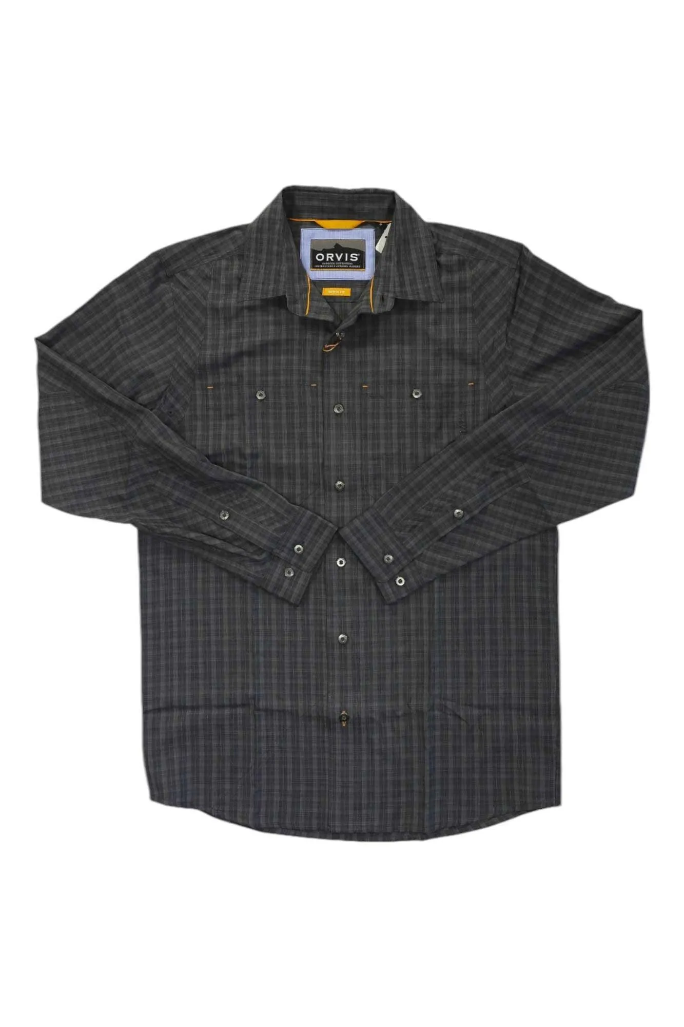 Classcic 65-84%OFF Orvis Mens Tech Chambray Plaid Work LS Shirt Special Discount 60%OFF at our official website.