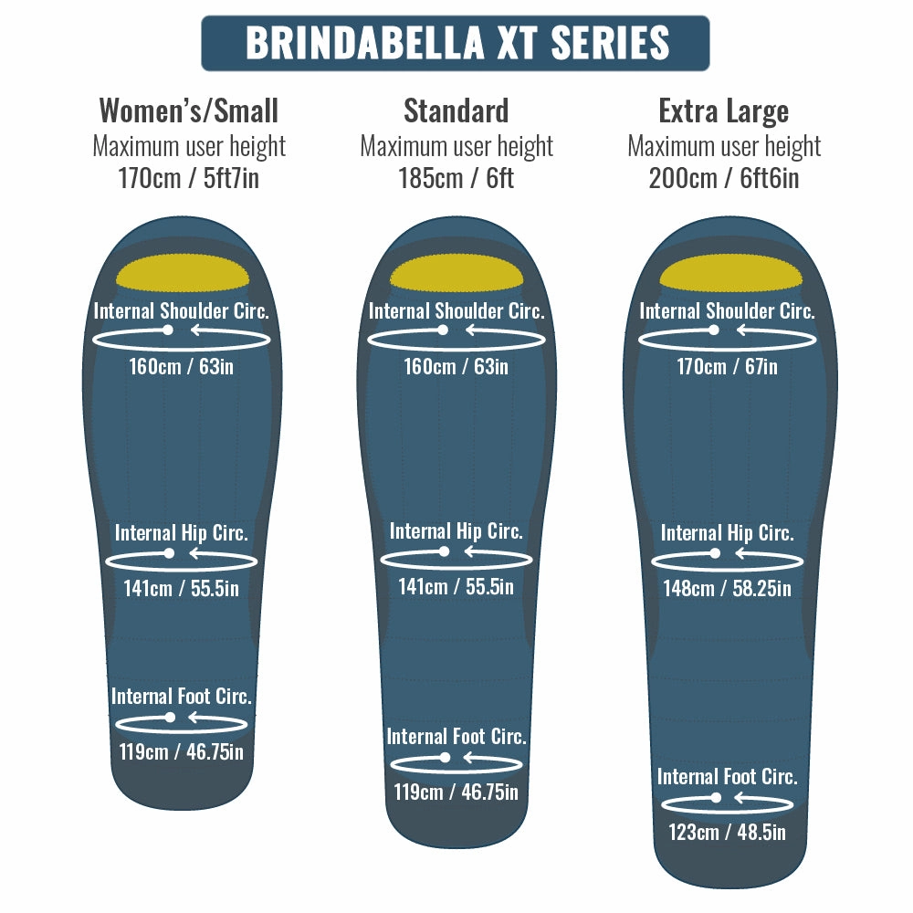 Wholesale Price For Brindabella XT 850 -10 to -16C Down Sleeping Bag are free shipping now, choose our wholesale Items online store!