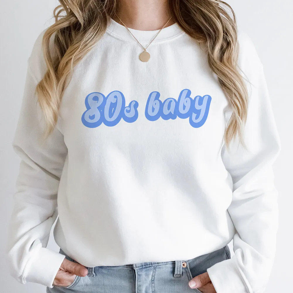 80s Baby Decade Sweatshirt postpartum clothes sale
