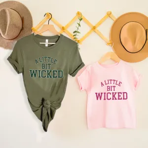 A Little Bit Wicked Matching Pink & Green T-Shirts discount mum dresses