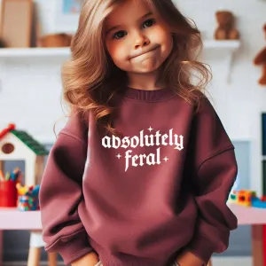 Absolutely Feral Kids Sweatshirt girls skirts clearance