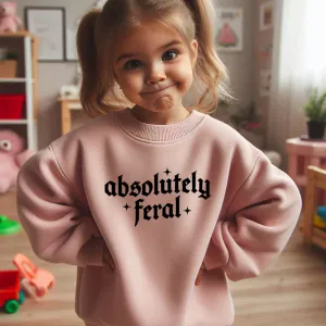 Absolutely Feral Kids Sweatshirt boys fashion clearance