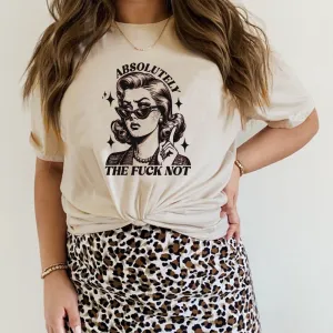 Absolutely Not Retro Graphic T-Shirt pregnancy jeans best price