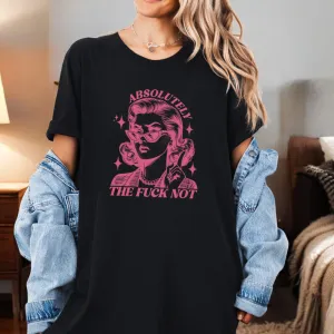 Absolutely Not Retro Graphic T-Shirt pregnancy jeans best price