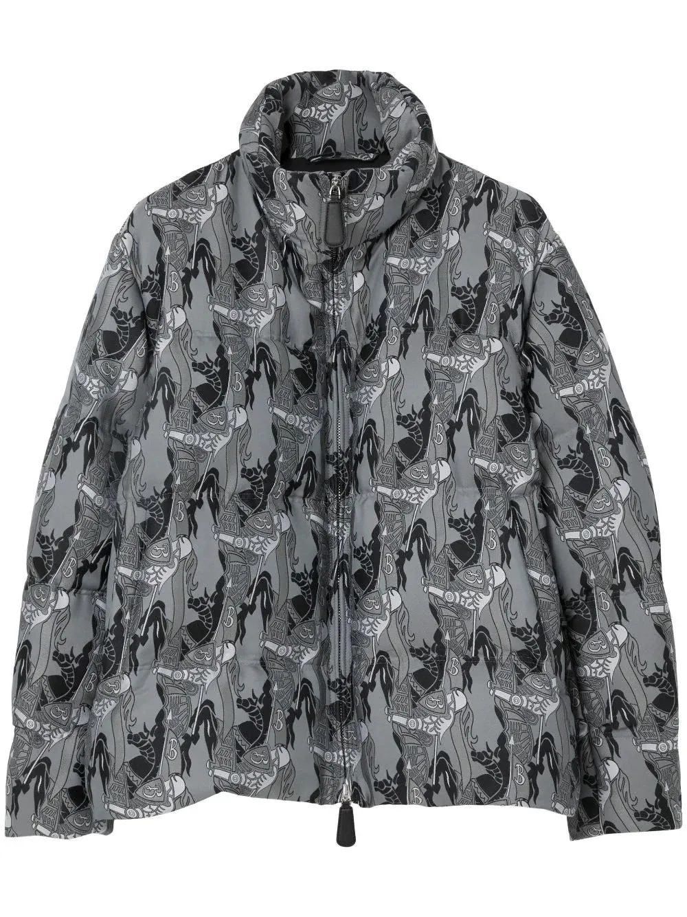 Abstract-Print Padded Jacket winter jackets clearance