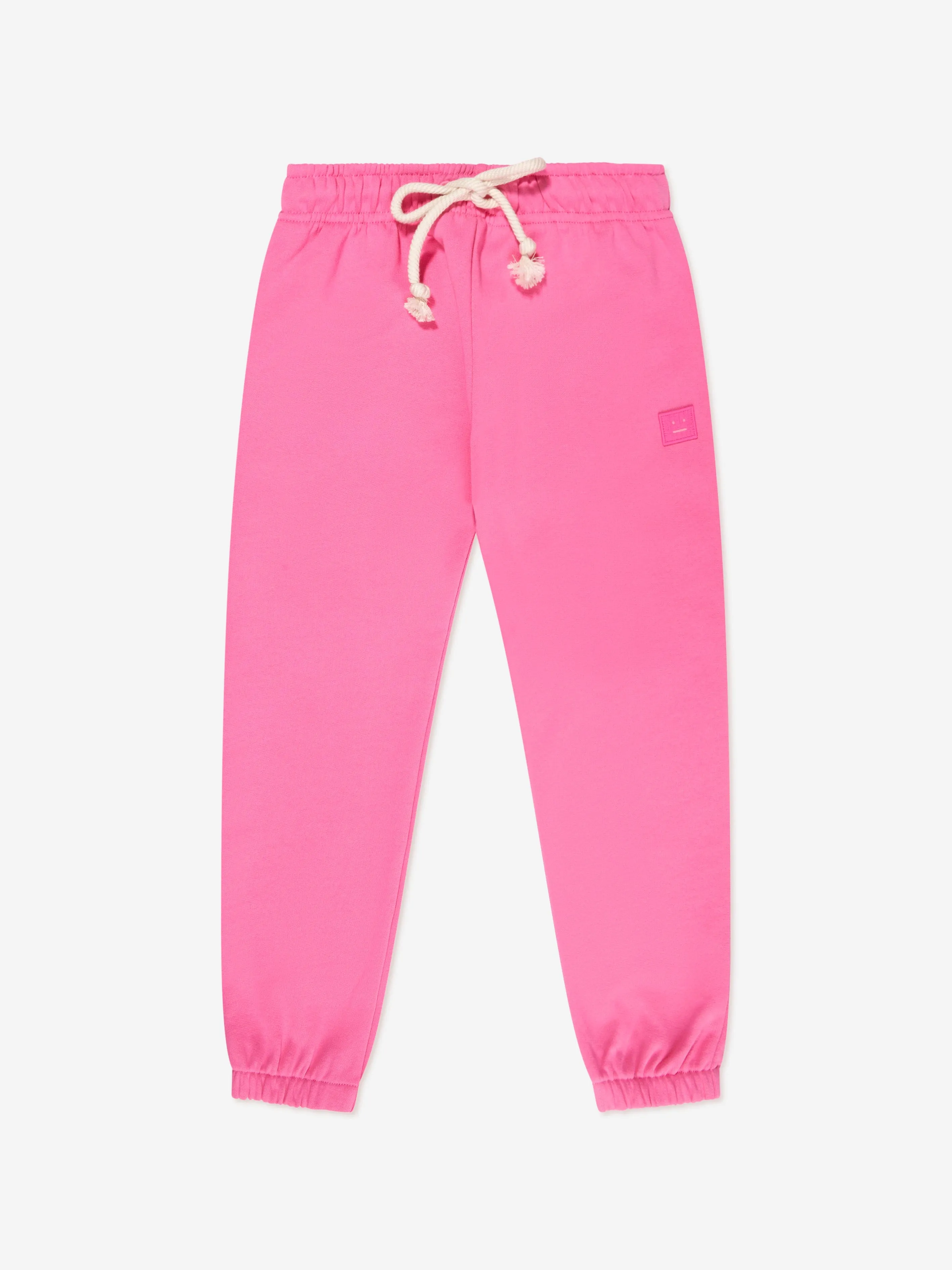 Acne Studios Kinder Mini Frack X Face Joggerhose in Rosa