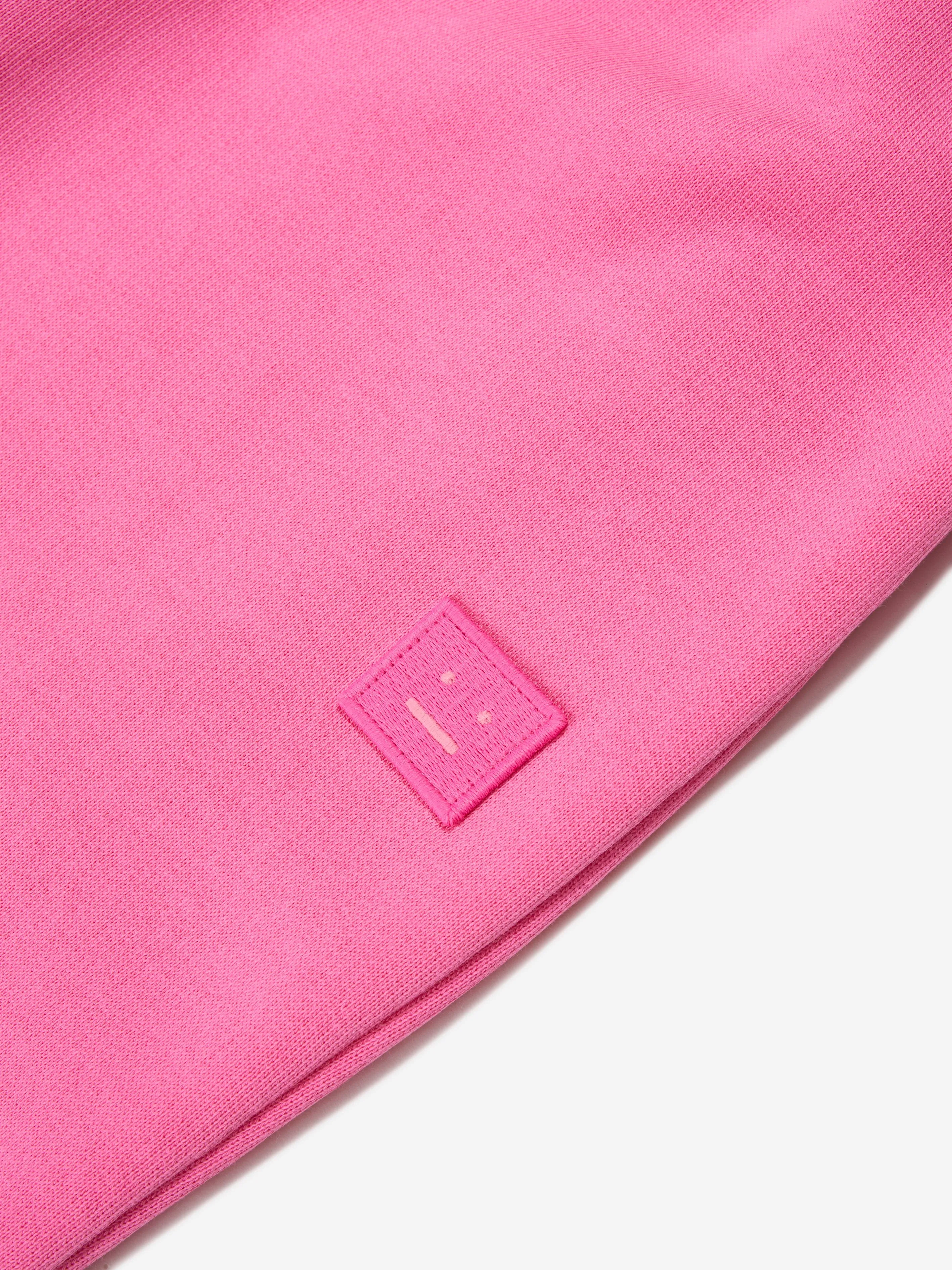 Acne Studios Kinder Mini Frack X Face Joggerhose in Rosa