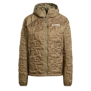 Adidas Terrex Womens Terrex Xperior Primaloft Loose Fill Insulated Hooded Jacket Olive Strata raincoats promo code