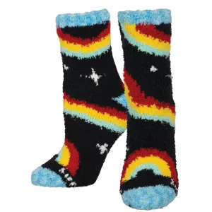 Provide 78%OFF Discount Affordable 'Rainbow' Printed Plush Women's Socks ,100% Genuine , wear our fashion design products, welcome to orders as soon as possible.