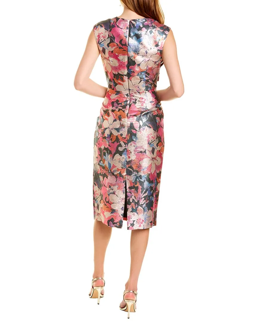 Aidan Mattox Silk-Blend Cocktail Dress