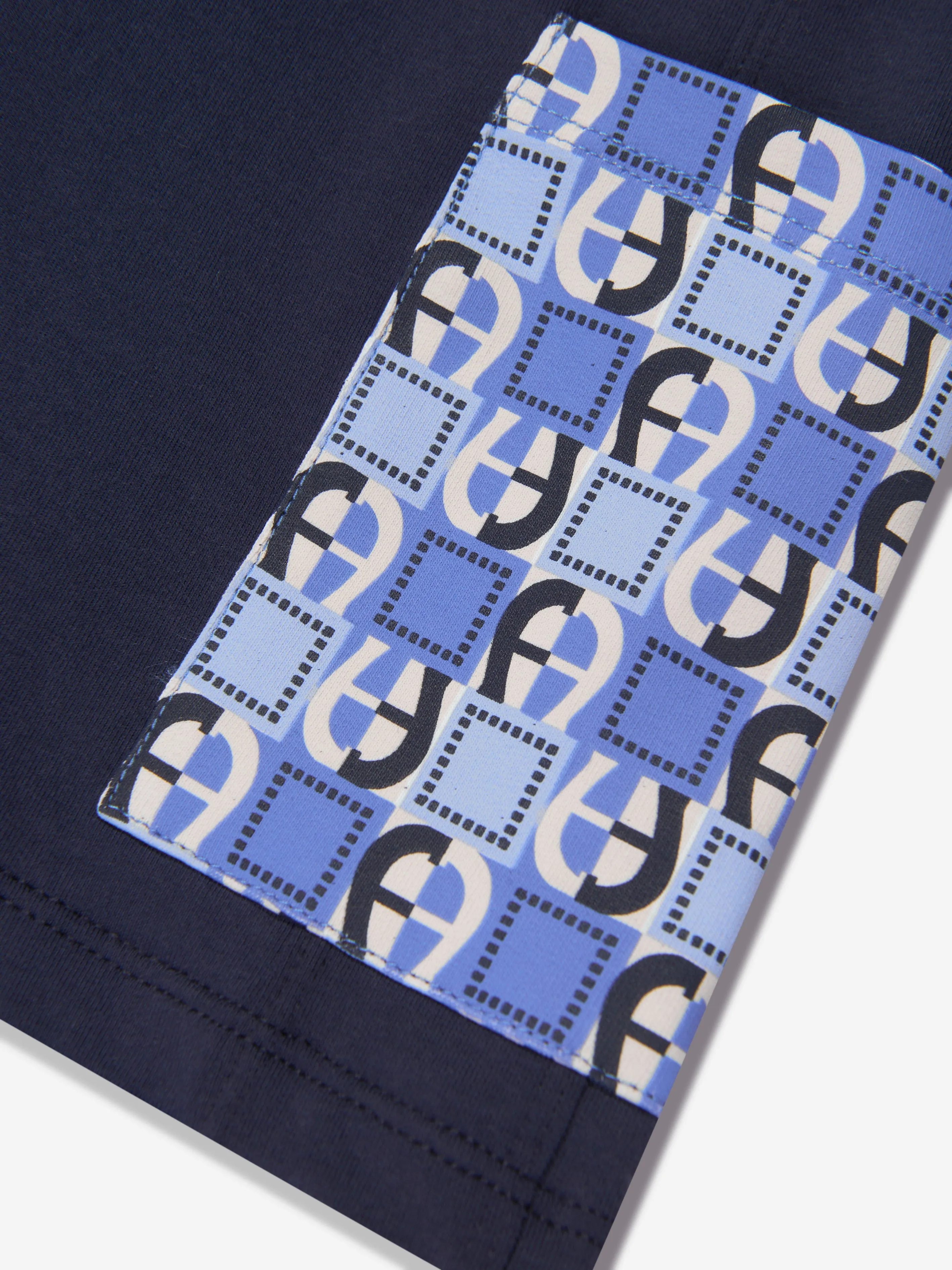 Aigner Boys Pocket Bermuda Shorts in Marineblau