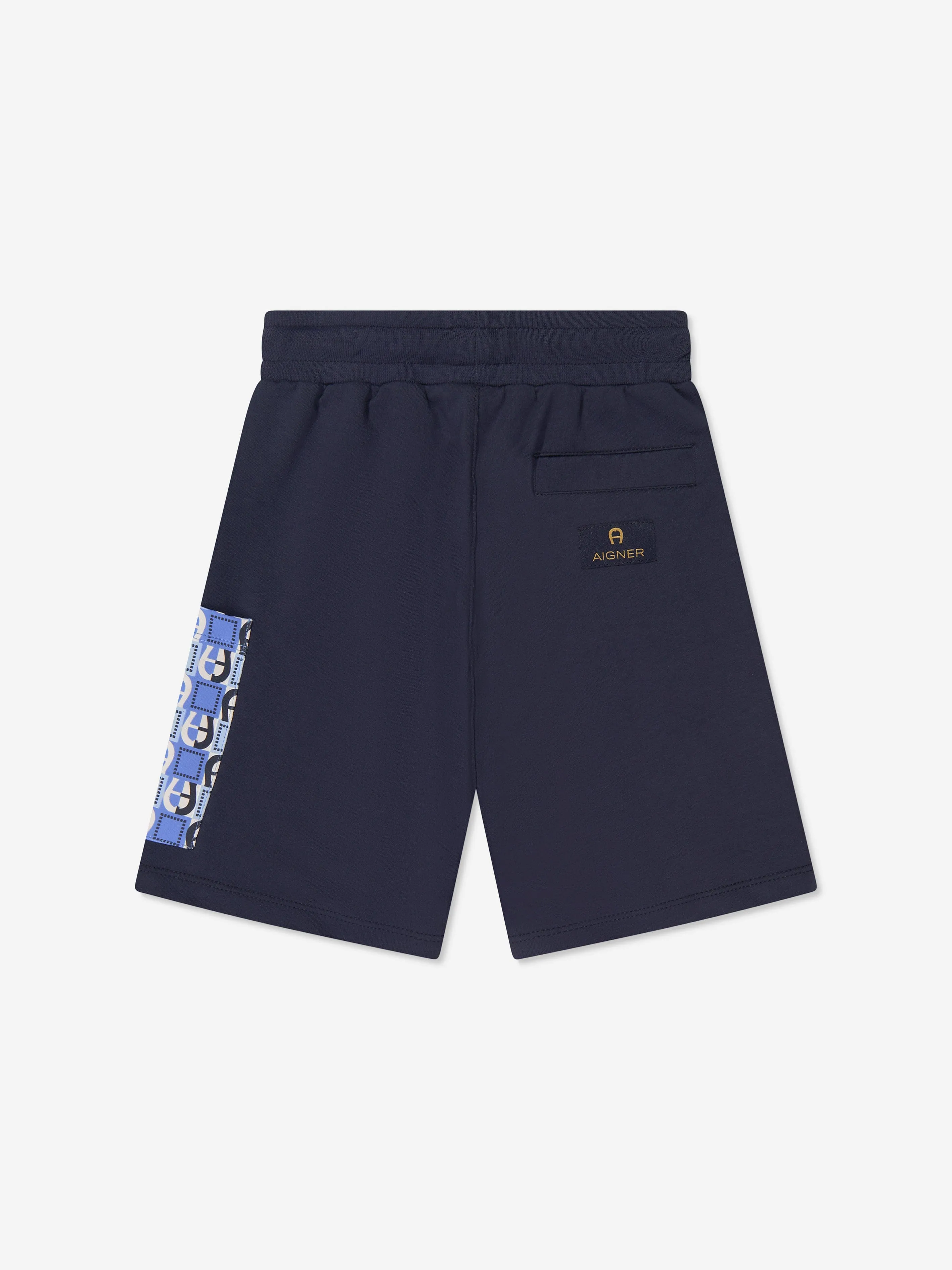 Aigner Boys Pocket Bermuda Shorts in Marineblau