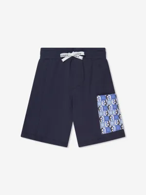 Aigner Boys Pocket Bermuda Shorts in Marineblau