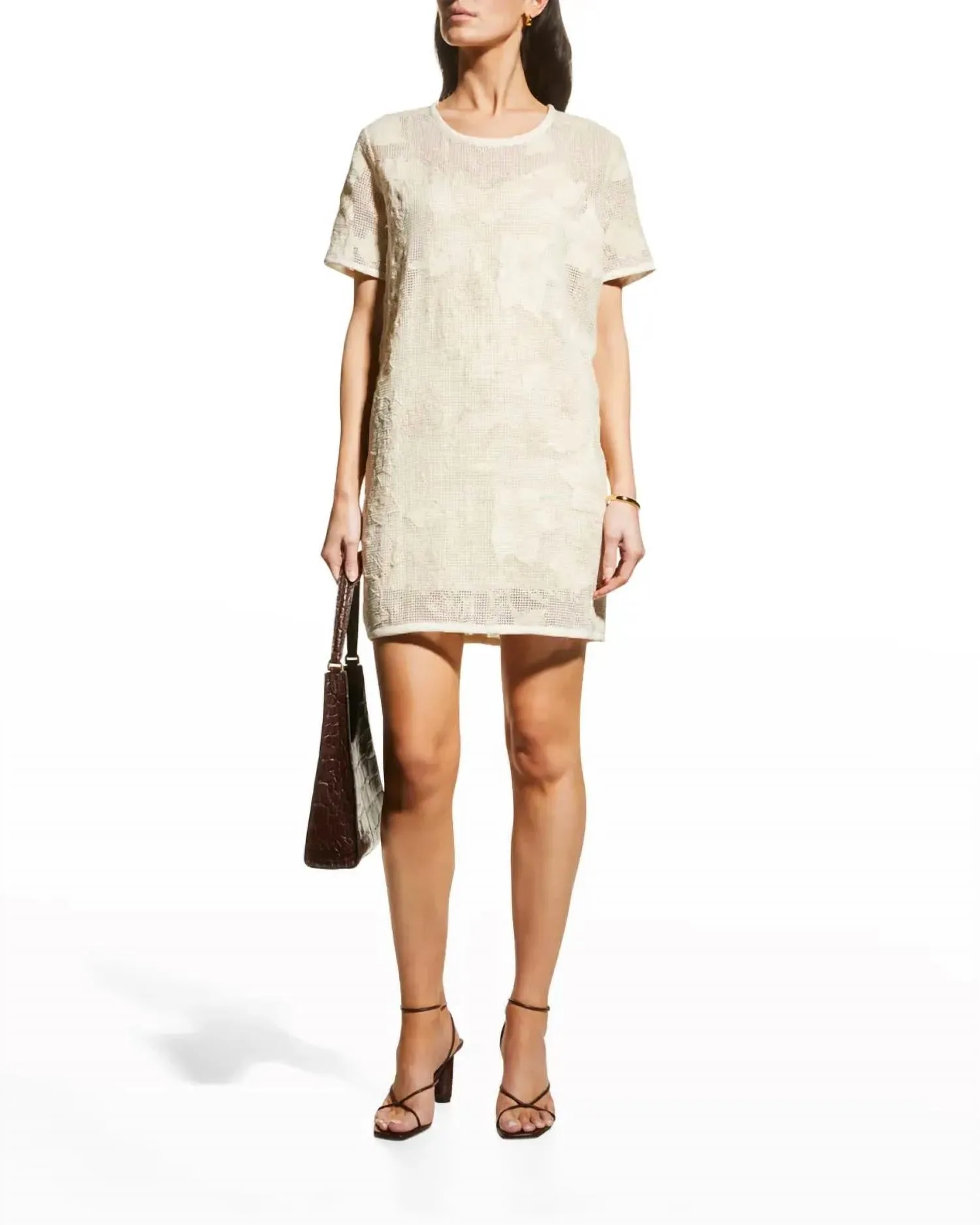 Alexa Dress In Light Dove