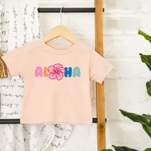 Aloha Kids Graphic T-shirt girls pajamas promo