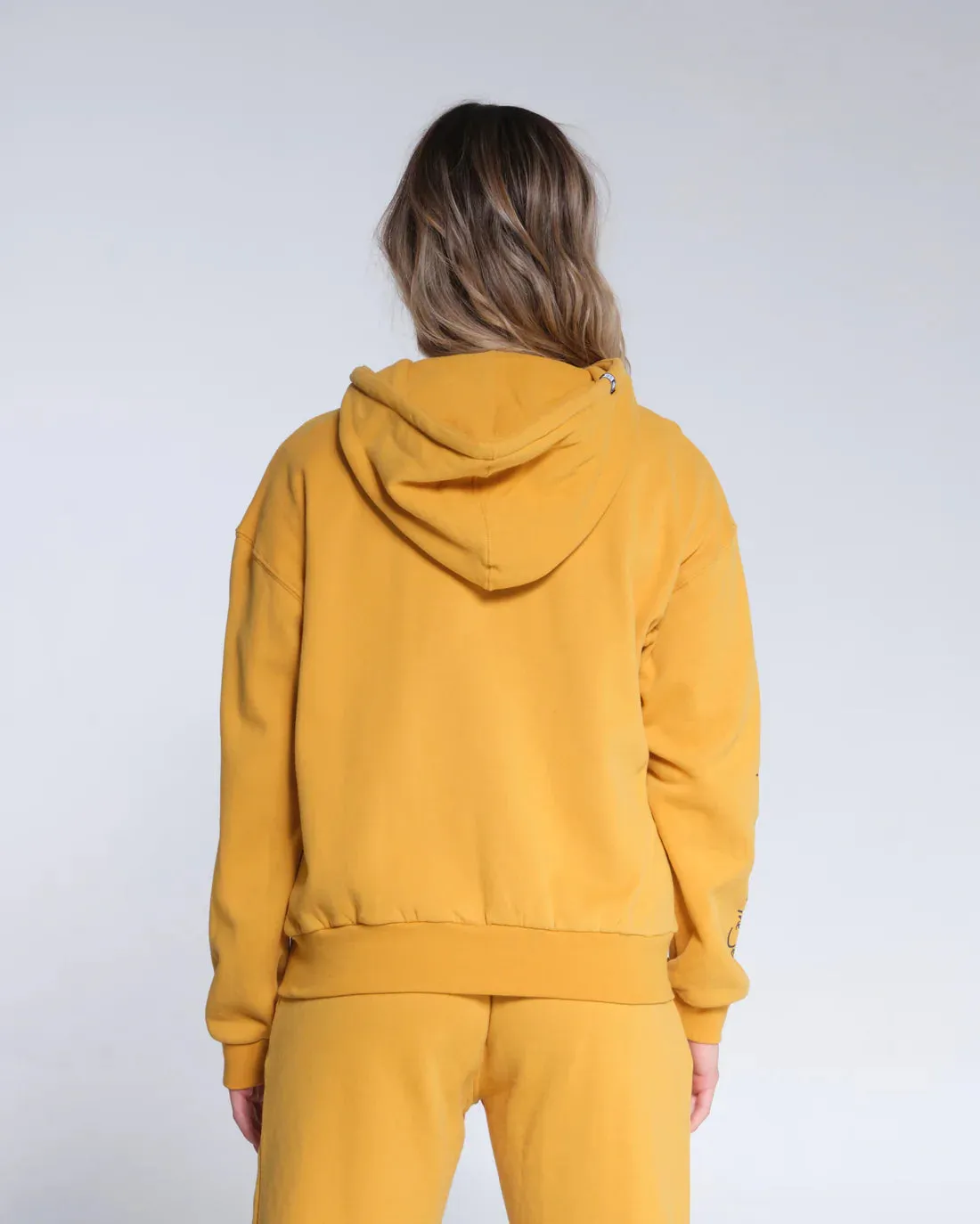 Alpha Zip Hoody - Ocker