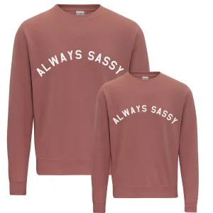 Always Sassy Sweatshirts- Dusty Pink nursing tops best deals
