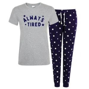 Always Tired Womens Star Pyjamas maternity dresses promo