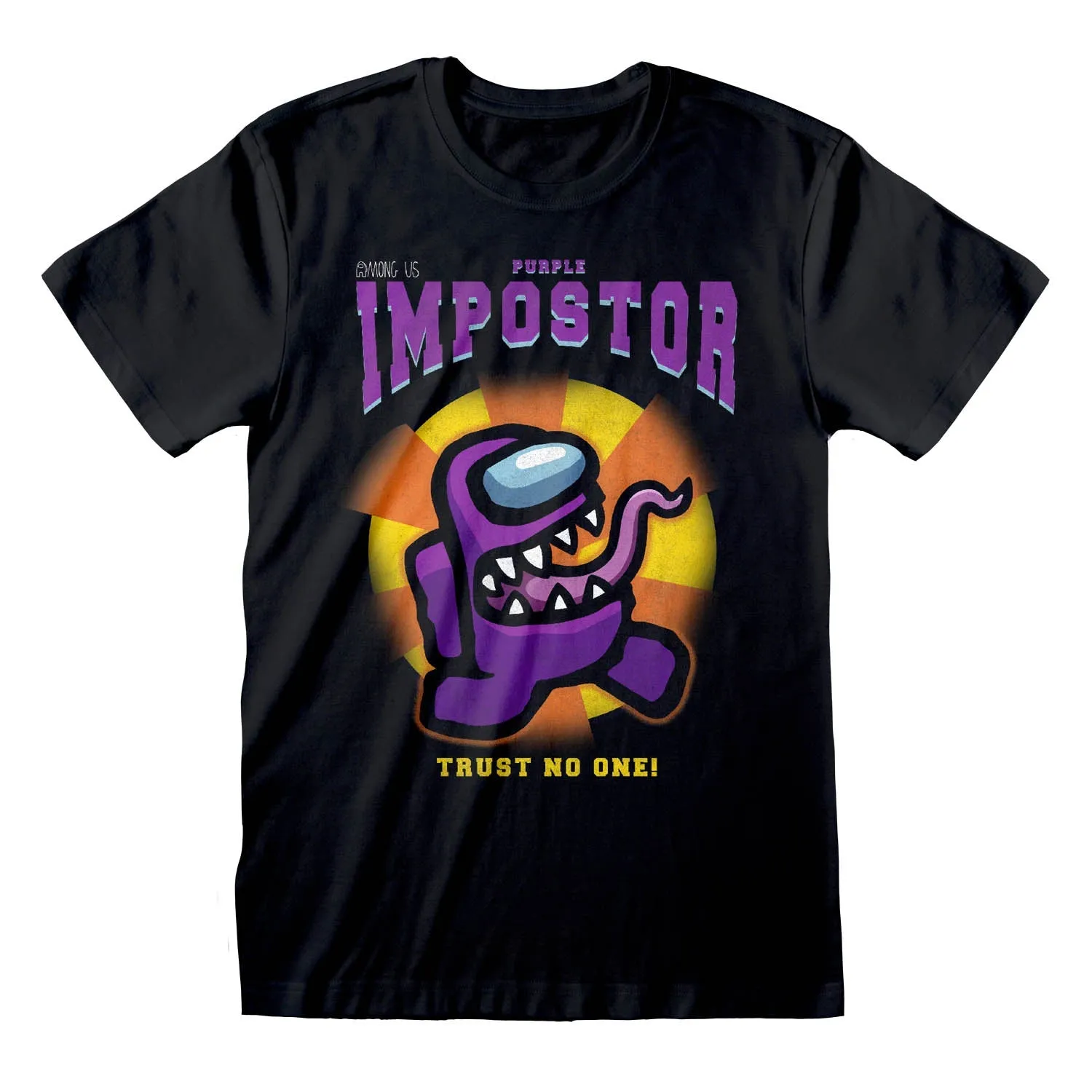Among Us Purple Impostor Unisex Adult T-Shirt dad bod shirts discount