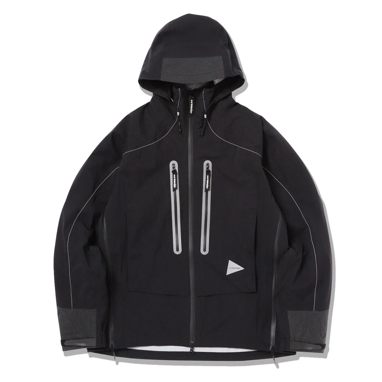 And Wander Womens Pertex Shield Rain Jacket Black raincoats promo code