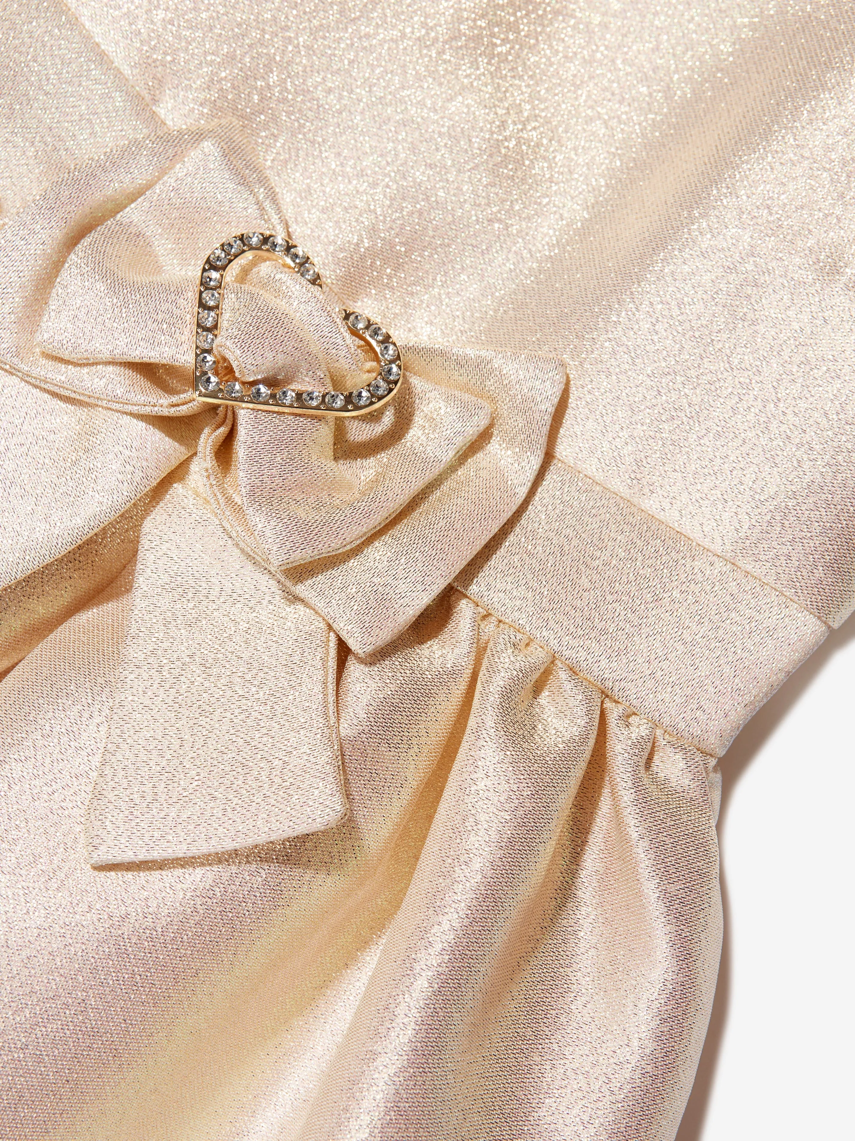 Angels Face Girls Sydney Glitzerkleid in Gold
