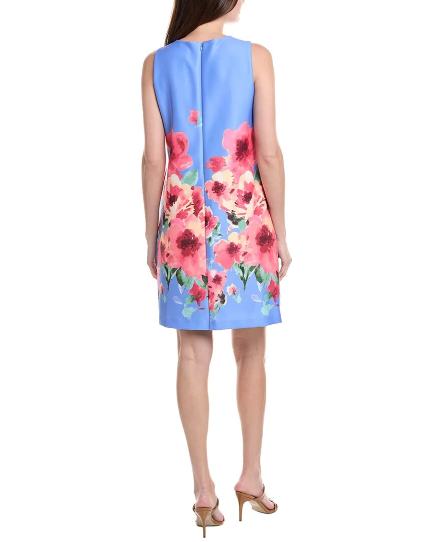 Anne Klein Printed Scuba Shift Dress