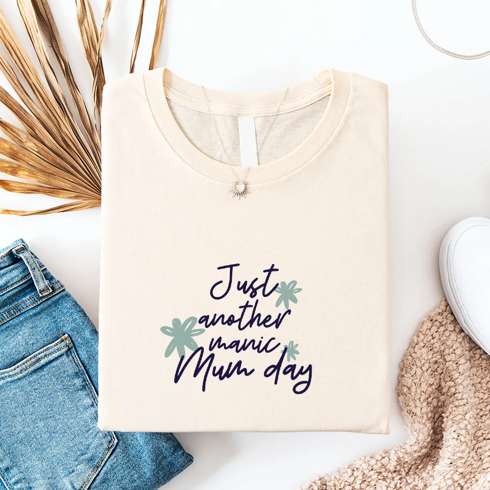 Another Manic Mum Day Oversized Boyfriend T-Shirt