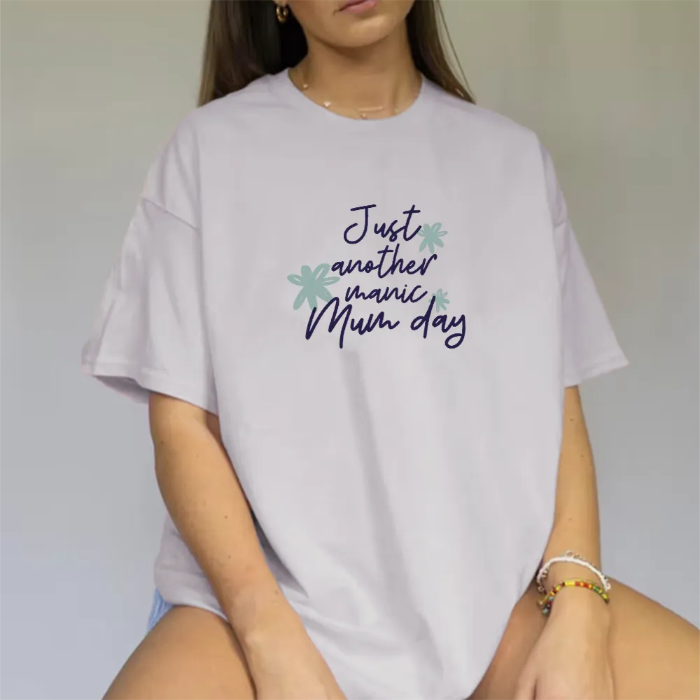 Another Manic Mum Day Oversized Boyfriend T-Shirt pregnancy jeans best price