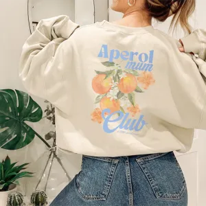 Aperol Mum Club Women's Graphic Sweatshirt mum jeans promo
